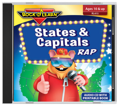 States & Capitals Rap (audio & printable book)
