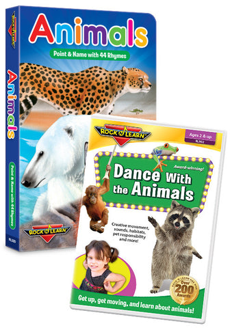 Animals DVD & Board Book
